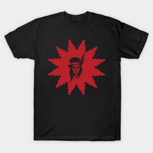 Indian Chief Skull With Navajo Design T-Shirt